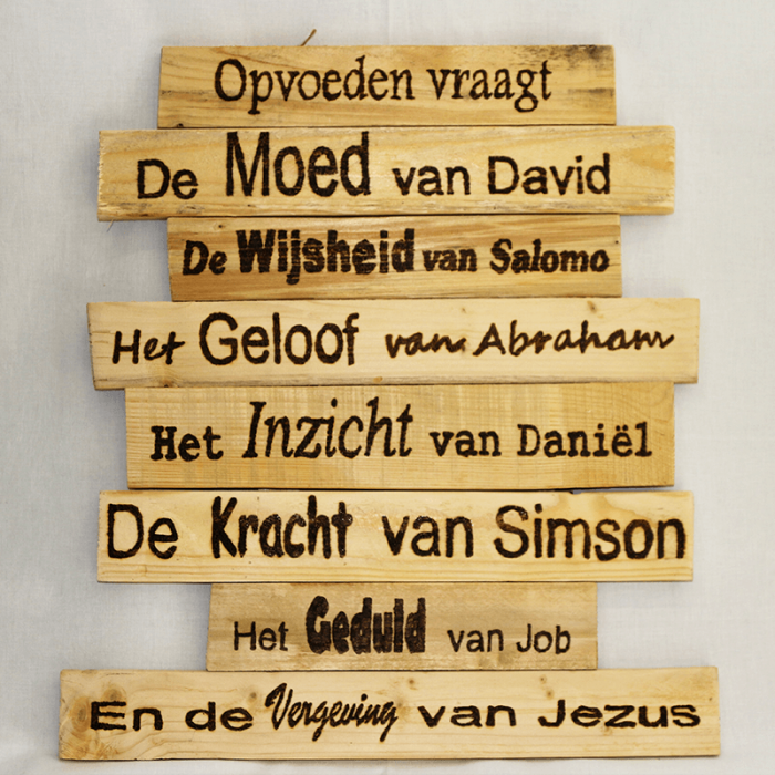 Tekstbord - Afbeelding 2