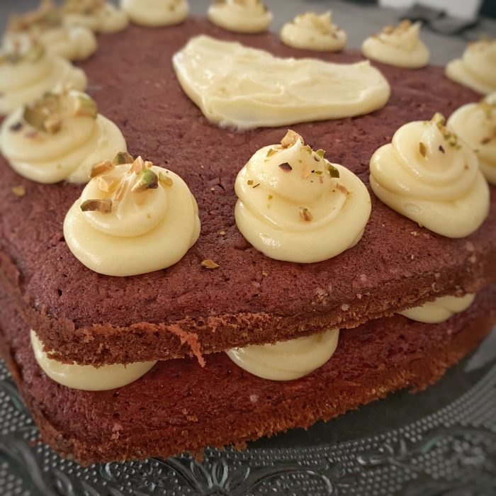 Red Velvet taart