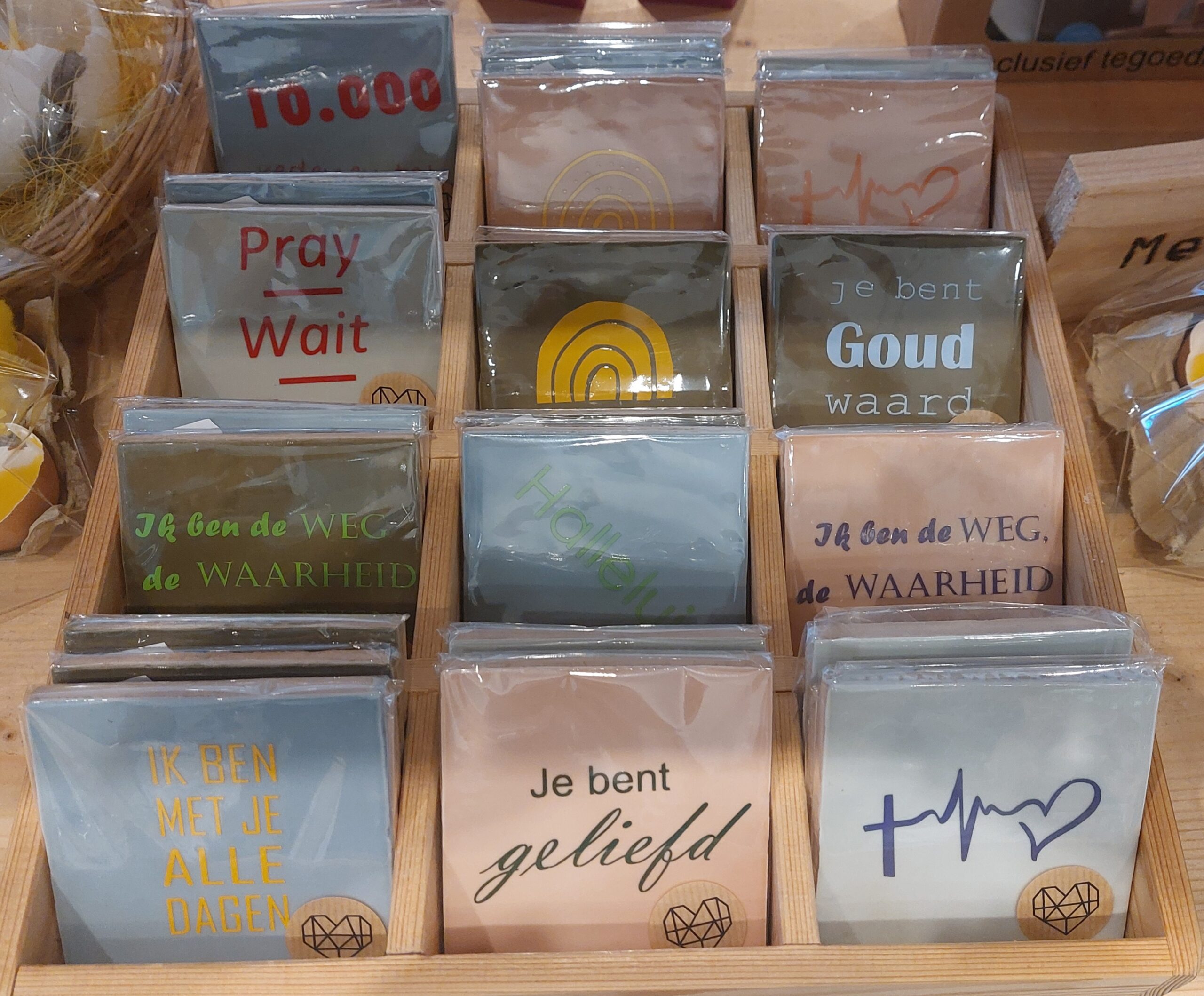 Tegeltje met inspirerende tekst